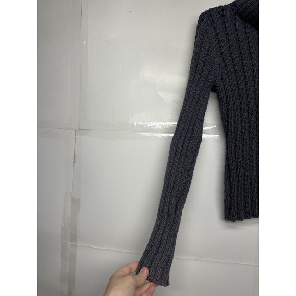 American Eagle Women’s Chunky Knit Cardigan Sweater Button Front Size Small - Picture 2 of 8